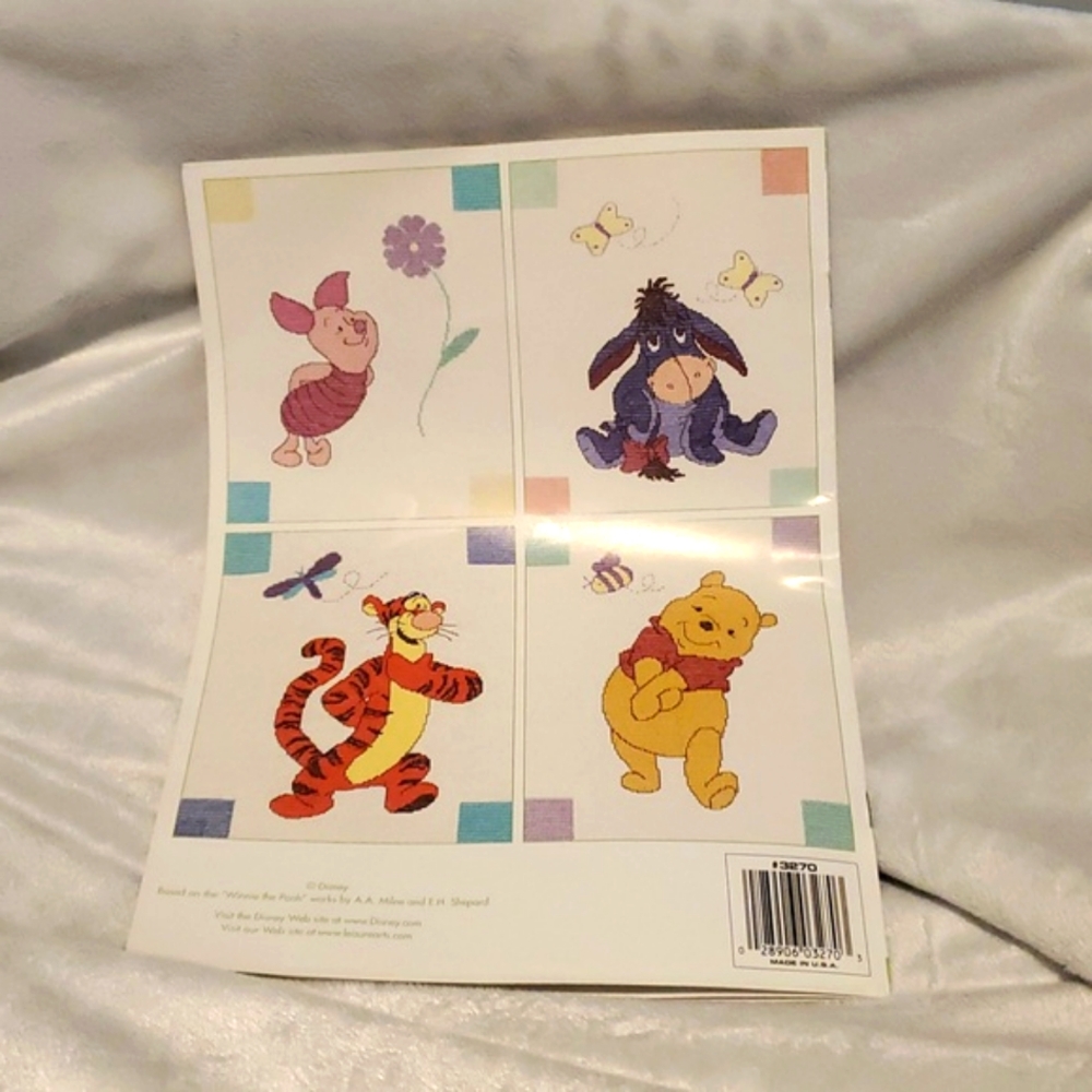 Disney Cross Stitch Pooh Collection POOH SNUGGLE UPS Tigger Piglet Eeyore - Picture 3 of 10